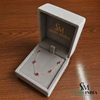 Oval Ruby Bezel Set Gold Chain Necklace - Elegant Everyday Accessory