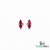 Pear Cut Ruby Stud Earrings – Double Teardrop Gemstone Earrings