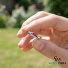 Natural Ruby & Diamond Crossover Ring in 14K Gold - Gift for Her