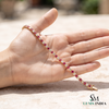 Natural Round Ruby & Diamond Tennis Bracelet - Birthday Gift for Her