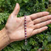 Elegant Princess Cut Ruby & Diamond Tennis Bracelet - Fine Gold Jewelry