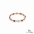 Luxury Natural Oval Ruby & Diamond Vintage Link Bracelet - Elegant Fine Jewelry