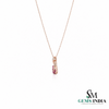 Natural Round Ruby Diamond Accent Swirl Pendant - Fine Jewelry for Women