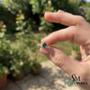 Pear Cut Emerald Green Gemstone Infinity Engagement - Green Gemstone Jewelry
