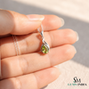 Pear Shaped Peridot Pendant - Anniversary Gift for Her