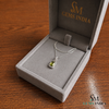 Pear Shaped Peridot Pendant - Anniversary Gift for Her