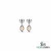 Natural Oval Opal Teardrop Stud Earrings for Women – Fine Jewelry Gift