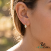 Natural Oval Opal Teardrop Stud Earrings for Women – Fine Jewelry Gift