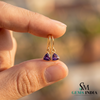 7,80 ct dunkelgrüne Statement-Ohrhänger mit großen sambischen Smaragden im Smaragd- und Ovalschliff, 18 Karat Gold, Smaragdohrringe, ovale Smaragdstifte (Kopie)