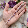 Luxury Purple Oval Amethyst Tennis Bracelet - Jewelry Gift for Her