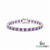 Modern Princess Cut Amethyst Tennis Bracelet – Gemstone Jewelry for her