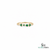 Natural Pear, Round ans Square Mixed Cut Emerald Ring - Promise Ring for Her