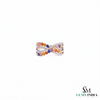 Natural Rainbow Multi Sapphire Criss Cross Infinity Ring - 14K Gold Diamond Statement Ring