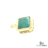 10.40 carat Modern and Elegant Natural Octagon Emerald Pendant in 14K Gold