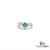 Natural Pear Shape Emerald Wrap Ring in 14k Gold - Emerald Wrap Ring