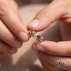 Oval Multicolor Sapphire Gemstone Ring for Women - Elegant Fine Jewelry