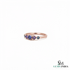 Multicolor Multi Sapphire Gemstone Ring for Women - Promise Ring For Her