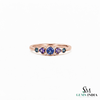 Multicolor Multi Sapphire Gemstone Ring for Women - Promise Ring For Her