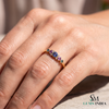 Multicolor Multi Sapphire Gemstone Ring for Women - Promise Ring For Her