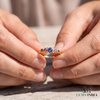 Multicolor Multi Sapphire Gemstone Ring for Women - Promise Ring For Her