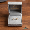 Multi Gemstone Marquise Band Ring - Minimalist Stackable Birthstone Ring