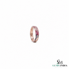 Round Modern Multi Gemstone Band Ring -Everyday Jewelry