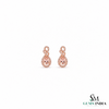 Pink Morganite Diamond Infinity Design Drop Earrings - Fine Jewelry for Women
