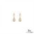 Cushion Aquamarine Gemstone Earrings - Elegant Everyday Fine Jewelry
