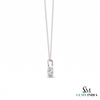 Elegant Natural Aquamarine Gemstone Pendant - Everyday Jewelry For Her